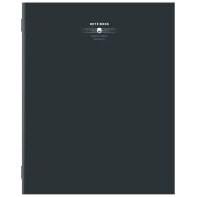 Тетрадь А5, 40 л., STAFF, скоба, клетка, офсет №2 ЭКОНОМ, обложка картон, ТЕМНАЯ, 405622