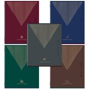 Тетрадь А5, 48 л., STAFF, скоба, клетка, офсет №2 ЭКОНОМ, обложка картон, ТЕМНАЯ, 405625