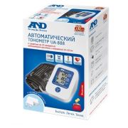 Тонометр AND UA-888 ЭКОНОМ манжета 22-32см автоматический на плечо адаптер питания, AND UA-888ad
