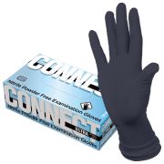 Перчатки нитриловые смотровые CONNECT ULTRA BLACK 50 пар (100шт), р-р M (средний), че, CON-UB-INT-02